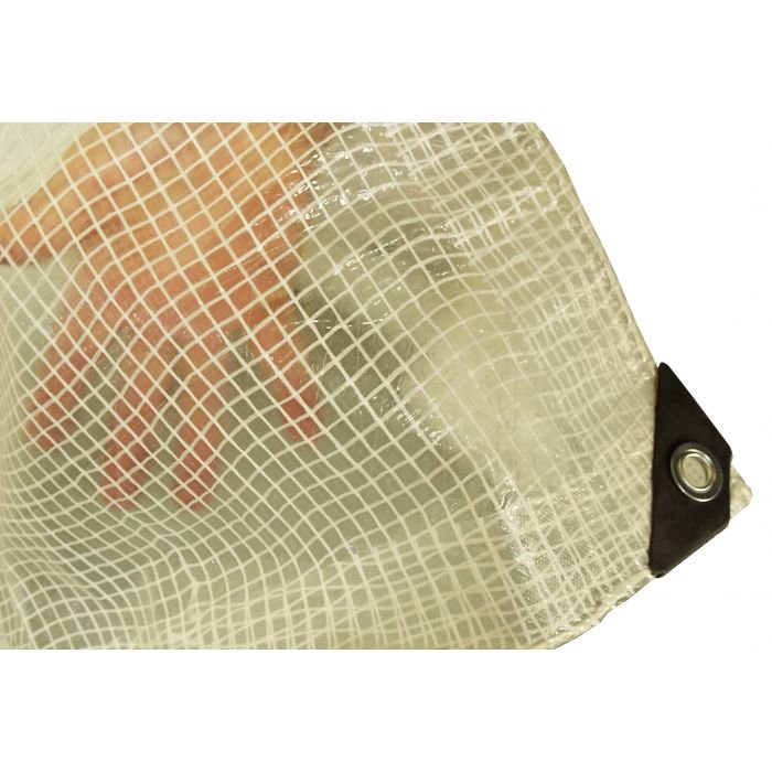 Waterproof Tarpaulins Reinforcing Mesh Clear